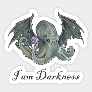 I am Darkness Sticker